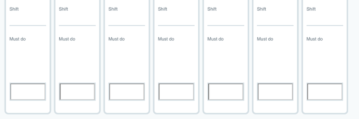 Cropped preview of the Doctors Planner 2026 clinical week planner